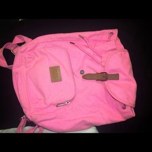 Pink mini backpack